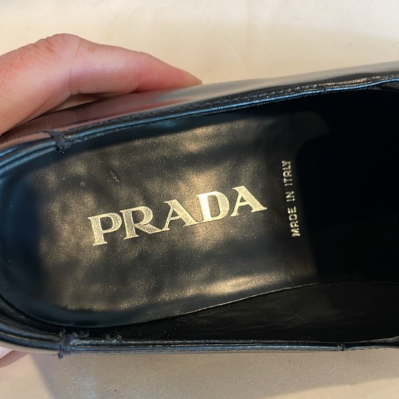 Men's Prada loafers sz 8 preowned - Picture 4 of 10